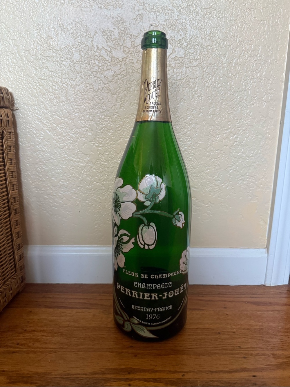 🍾🍾🍾Perrier  Jouet Jeroboam 1976 release French champagne rare🍾🍾🍾